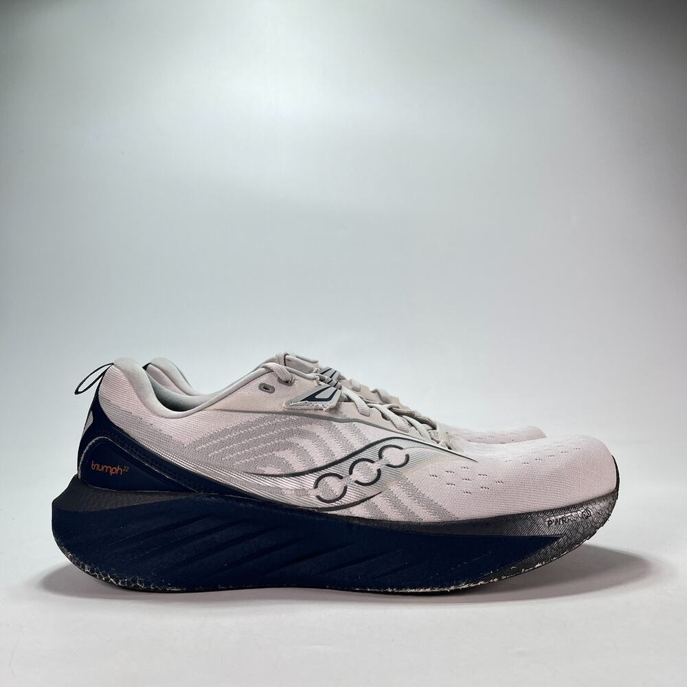 Saucony Triumph 22 Cloud Navy Lace Up Road Running Shoes S20964-218 Men's Sz 13